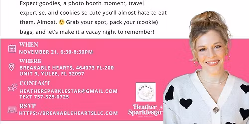 Vacay & Decoray! Cookie Decorating + travel and wellness tips from our local travel expert!