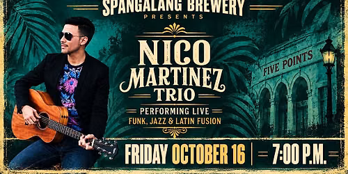 Nico Martinez Trio \u2014 Live at Spangalang Brewery