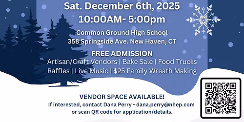 Common Ground's 2025 Holiday Bazaar & Wreath Making