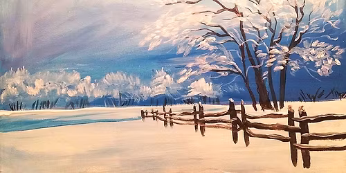 BLACKPOOL Paint Night - Winter Trees