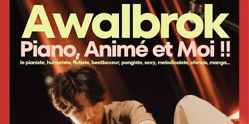 Awalbrok dans 'Piano, Anim\u00e9, et Moi !' au th\u00e9\u00e2tre BO Saint-Martin
