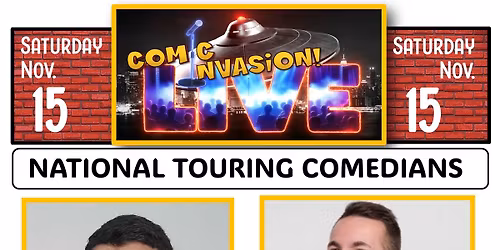 "COMIC INVASION" LIVE! at ROOST DESIGN BAR in Cape!