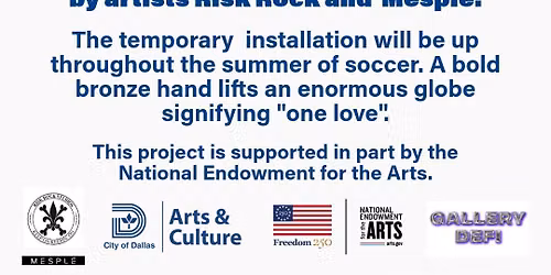 "The World is Ours" Installation Ceremony at Fair Park