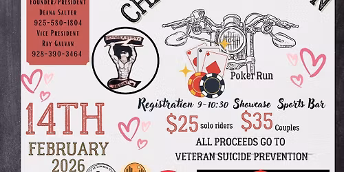 4th Annual Charity Bike Poker Run-Veteran Suicide Prevention