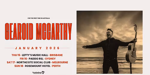 Gearoid McCarthy \/\/ Live at Rosemount Hotel, Perth