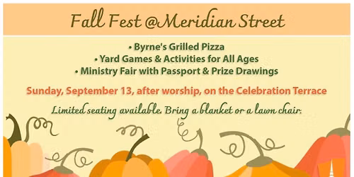 Fall Fest & Ministry Fair on Celebration Terrace After Worship