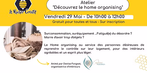 Atelier "D\u00e9couvrez le home organising" 