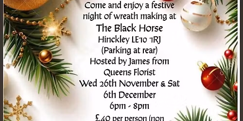 Christmas Wreath workshop 