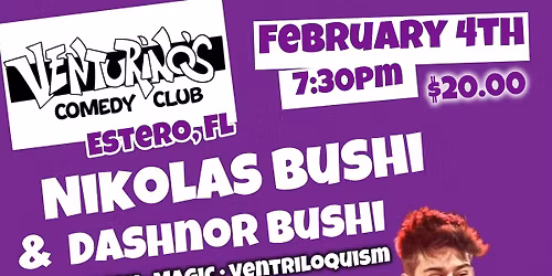 Nikolas Bushi & Dashnor Bushi at Venturino\u2019s Comedy Club!