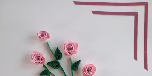 Make Summer flower quilled cards & fridge magnets on Sunday 3rd May, 2026 10.30 - 2.30pm