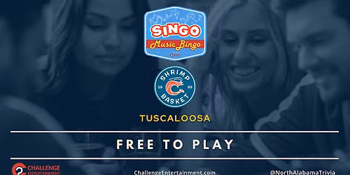 Weekly SINGO Music Bingo Nights at Shrimp Basket - Tuscaloosa