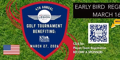 4th Annual American Legion Post 108 Golf Tournamnet