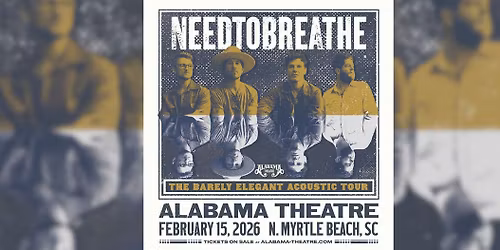 NEEDTOBREATHE: The Barely Elegant Acoustic Tour