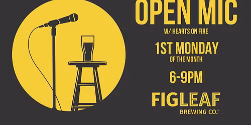 Open Mic Night at FigLeaf Brewing