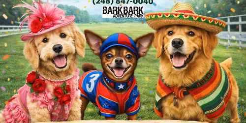 Derby De Mayo Pawty at Bark Bark Adventure Park