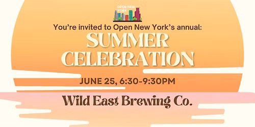 ONY Summer Party: Pro-Housing Celebration!