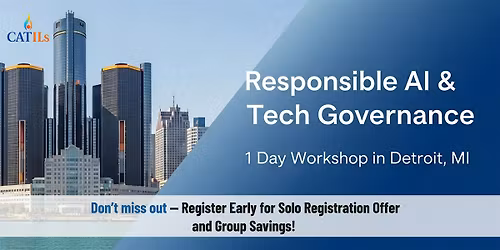 Responsible AI & Tech Governance: 1 Day Workshop in Detroit, MI