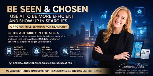 Be the Authority in the AI Era - A Proper Title Seminar