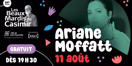 Beaux Mardis de Casimir - Ariane Moffatt
