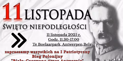 I Patriotyczny Bieg Polonijny "Bia\u0142o-Czerwono przez Antwerpi\u0119"