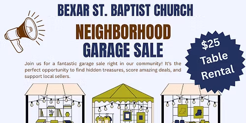 BSBC Garage Sale 