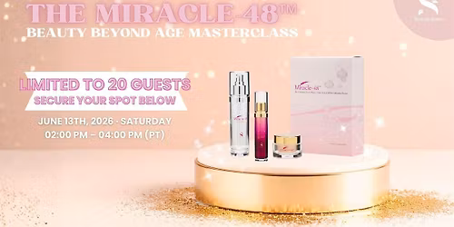 The Miracle-48\u2122  Beauty Beyond Age Masterclass