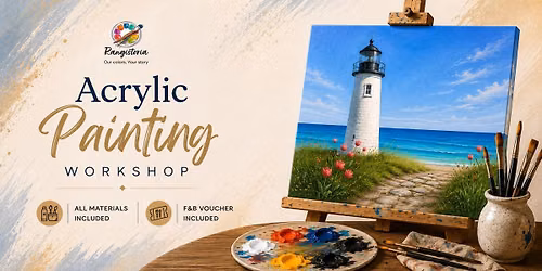 Lighthouse Tulips - Acrylic Painting Workshop