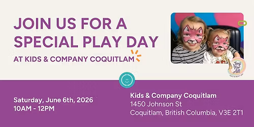 Special Play Day at Kids & Company Coquitlam