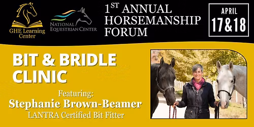 Bit and Bridle Fitting Clinic with Stephanie Brown-Beamer