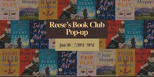 Reese's Book Club Pop-up @ Tomorrow Bookstore