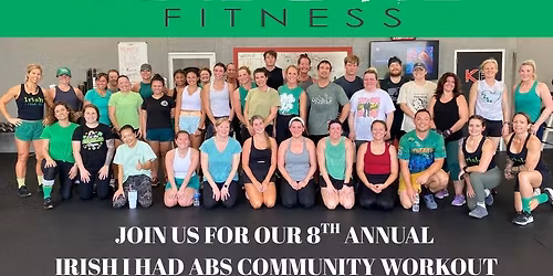 Irish I Had Abs Community Workout!