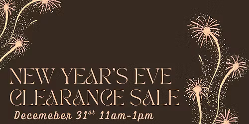 Equine Essentials NYE Clearance Sale!