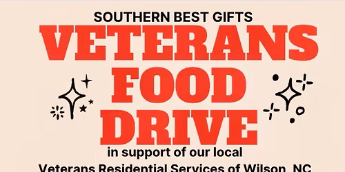 Veteran\u2019s Food Drive!!!