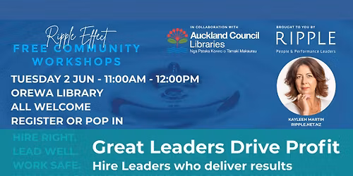Great Leaders Drive Profit \u2014 Hire leaders who deliver results