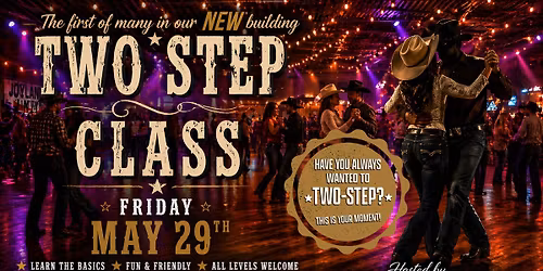 Two Step Class with Jeff French & Rose Prim at Joyland