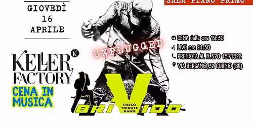 Cena in Musica con Brivido Vasco Unplugged (Piano Primo)