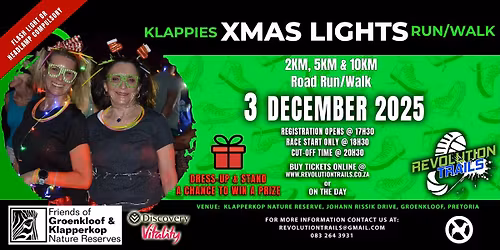 Klappies XMAS LIGHTS Run\/Walk