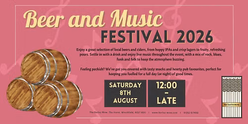 Barley Mow Beer & Music Festival