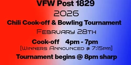 Chili Cook-off & Bowling Tournament