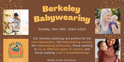 Berkeley November Babywearing Meetup