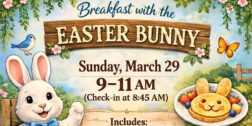 Breakfast and Storytime with The Easter Bunny