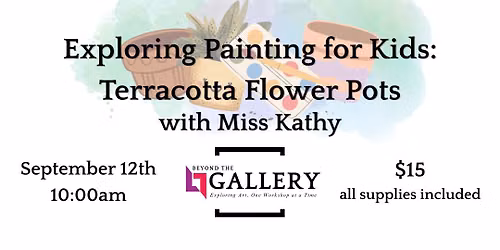 Exploring Painting for Kids: Terracotta Flower Pots