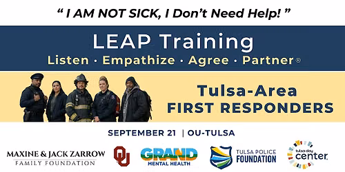 LEAP Training for Tulsa-area First Responders\u2014Mental Illness & Engagement