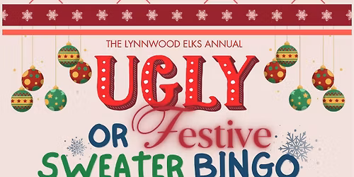 Ugly & Festive Sweater BINGO 