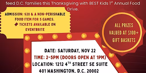 Bingo for a Cause: Feeding Families with BEST Kids