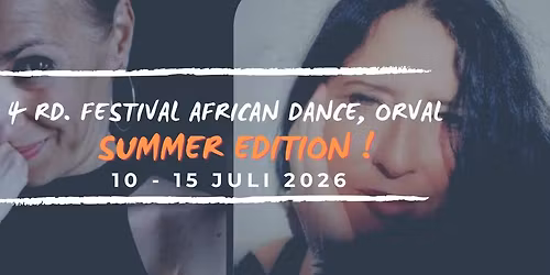 4rd Festival of African Dance with Cristina Rosa & Fanny Heuten 