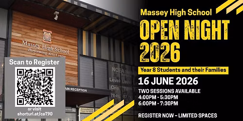 Massey High School Open Night Session 1