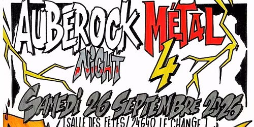 AUBEROCK METAL NIGHT 4 \u00b7 MORTUARY \u00b7 WILDFIRE \u00b7 CARBON SEED \u00b7 CONVICTION \u00b7 WARPDRIVE