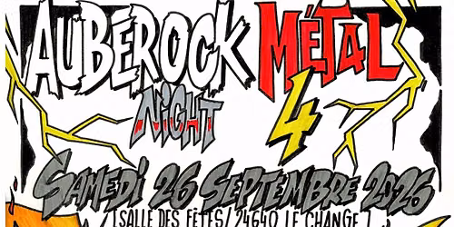 AUBEROCK METAL NIGHT 4 \u00b7 MORTUARY \u00b7 WILDFIRE \u00b7 CARBON SEED \u00b7 CONVICTION \u00b7 WARPDRIVE