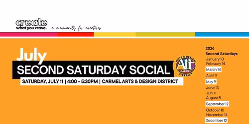 July Second Saturday Social - Creative Meetup